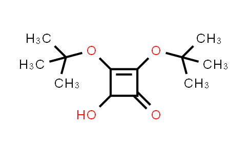 CAS No. 144791-02-6, 2,3-Bis(1,1-dimethylethoxy)-4-hydroxy-2-cyclobuten-1-one