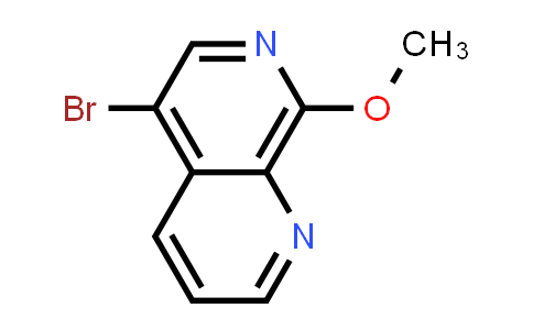 CAS No. 1447965-76-5, 5-Bromo-8-methoxy-1,7-naphthyridine