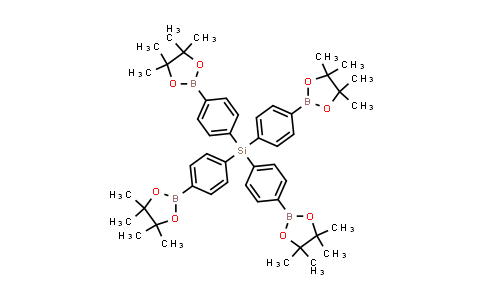 CAS No. 1448021-42-8, Tetrakis(4-(4,4,5,5-tetramethyl-1,3,2-dioxaborolan-2-yl)phenyl)silane