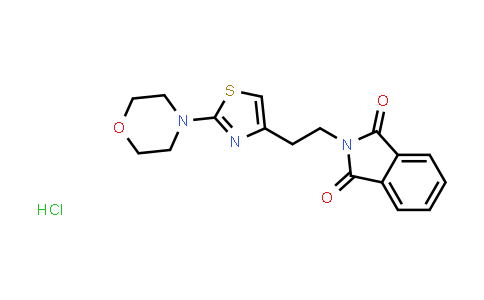 CAS No. 1448034-00-1, 2-(2-(2-Morpholinothiazol-4-yl)ethyl)isoindoline-1,3-dione hydrochloride