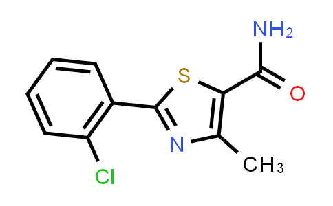 CAS No. 1448050-91-6, 2-(2-Chlorophenyl)-4-methyl-1,3-thiazole-5-carboxamide