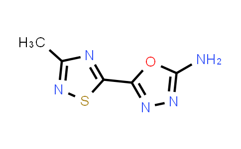 CAS No. 1448123-69-0, 5-(3-Methyl-1,2,4-thiadiazol-5-yl)-1,3,4-oxadiazol-2-amine