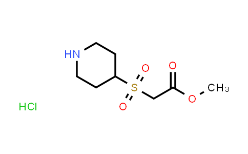 CAS No. 1448125-24-3, Methyl 2-(piperidin-4-ylsulfonyl)acetate hydrochloride