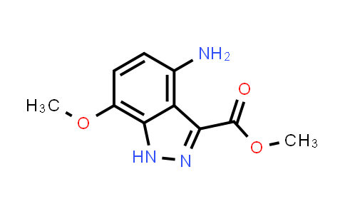 CAS No. 1448125-93-6, Methyl 4-amino-7-methoxy-1H-indazole-3-carboxylate