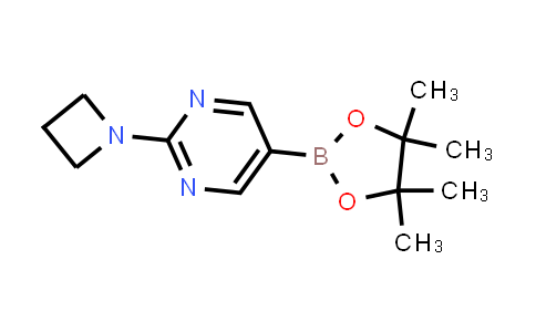 CAS No. 1448172-67-5, 2-(Azetidin-1-yl)-5-(4,4,5,5-tetramethyl-1,3,2-dioxaborolan-2-yl)pyrimidine