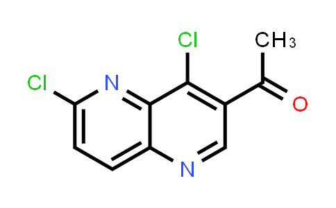 CAS No. 1448361-59-8, 1-(4,6-Dichloro-1,5-naphthyridin-3-yl)ethan-1-one