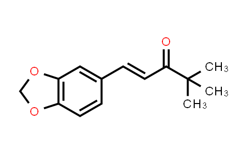 CAS No. 144850-45-3, (E)-1-(Benzo[d][1,3]dioxol-5-yl)-4,4-dimethylpent-1-en-3-one