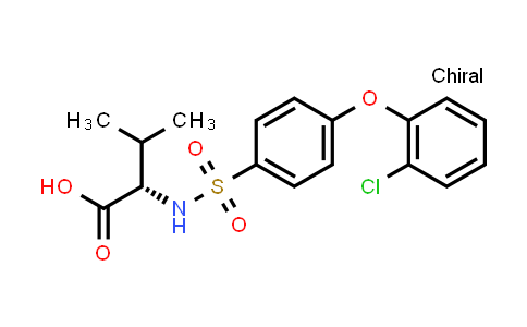 CAS No. 1448636-37-0, ((4-(2-Chlorophenoxy)phenyl)sulfonyl)valine