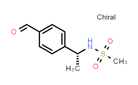 CAS No. 1448682-03-8, (R)-N-(1-(4-formylphenyl)ethyl)methanesulfonamide