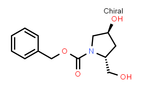 CAS No. 1448706-36-2, (2R,4S)-Benzyl 4-hydroxy-2-(hydroxymethyl)pyrrolidine-1-carboxylate