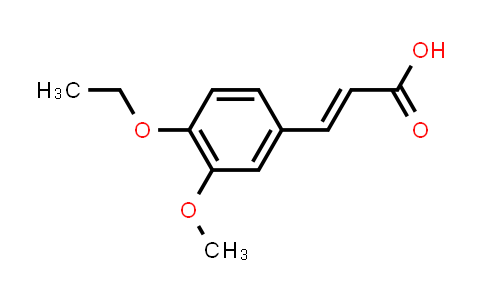 CAS No. 144878-40-0, (2E)-3-(4-Ethoxy-3-methoxyphenyl)acrylic acid
