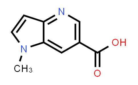 CAS No. 1448852-04-7, 1-Methyl-1H-pyrrolo[3,2-b]pyridine-6-carboxylic acid