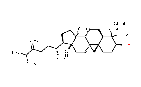 CAS No. 1449-09-8, 3 beta-Hydroxy-24-methylenecycloartane