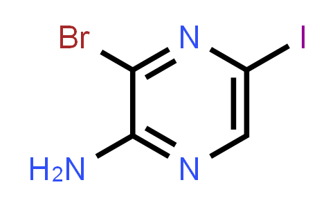 CAS No. 1449112-32-6, 3-Bromo-5-iodopyrazin-2-amine