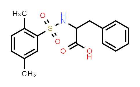 CAS No. 1449133-74-7, 2-(2,5-Dimethylphenylsulfonamido)-3-phenylpropanoic acid
