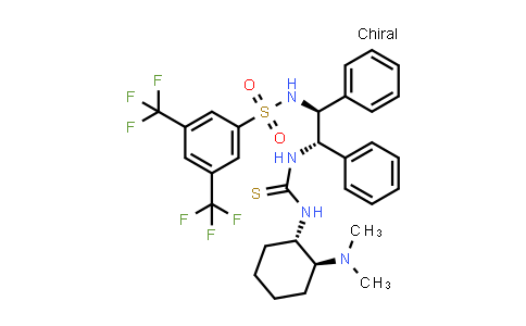 DY524343 | 1449480-55-0 | N-[(1S,2S)-2-[[[[(1S,2S)-2-(Dimethylamino)cyclohexyl]amino]thioxomethyl]amino]-1,2-diphenylethyl]-3,5-bis(trifluoromethyl)benzenesulfonamide