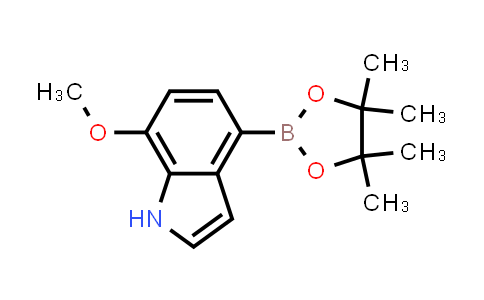 CAS No. 1449581-00-3, 7-Methoxy-4-(4,4,5,5-tetramethyl-1,3,2-dioxaborolan-2-yl)-1H-indole