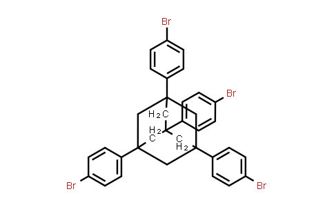 CAS No. 144970-36-5, 1,3,5,7-Tetrakis(4-bromophenyl)adamantane
