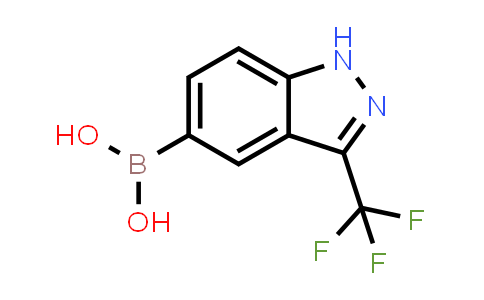 CAS No. 1451154-24-7, (3-(Trifluoromethyl)-1H-indazol-5-yl)boronic acid