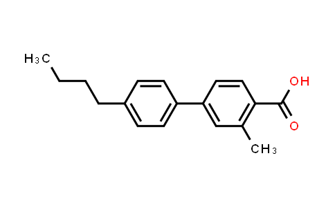 CAS No. 1451206-48-6, 4'-Butyl-3-methyl-[1,1'-biphenyl]-4-carboxylic acid