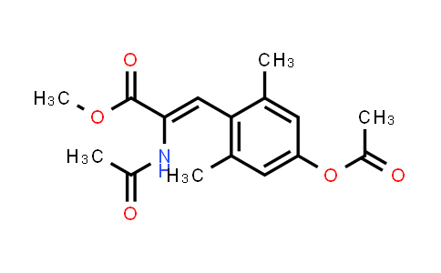 CAS No. 145235-85-4, (Z)-methyl 2-acetamido-3-(4-acetoxy-2,6-dimethylphenyl)acrylate