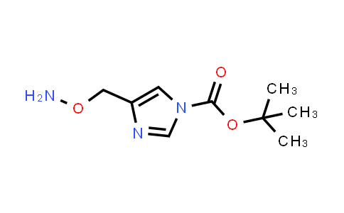 CAS No. 1452466-73-7, tert-Butyl 4-((aminooxy)methyl)-1H-imidazole-1-carboxylate