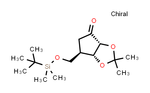 CAS No. 145307-55-7, (3aR,6R,6aR)-6-{[(tert-Butyldimethylsilyl)oxy]methyl}-2,2-dimethyl-hexahydrocyclopenta[d][1,3]dioxol-4-one