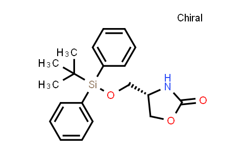 CAS No. 1453082-82-0, (R)-4-(((tert-Butyldiphenylsilyl)oxy)methyl)oxazolidin-2-one
