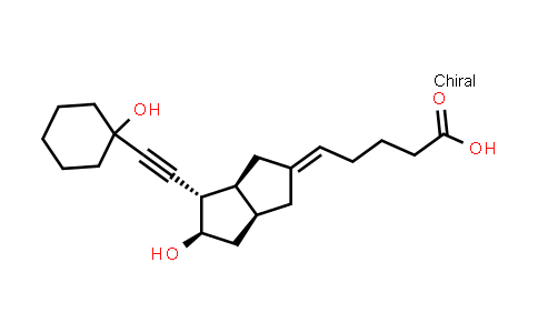CAS No. 145375-81-1, 13,14-Dehydro-15-cyclohexyl carbaprostacyclin