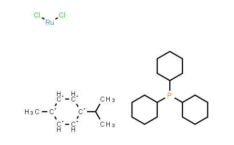 CAS No. 145381-23-3, Dichloro(p-cymene)tricyclohexylphosphineruthenium(II)