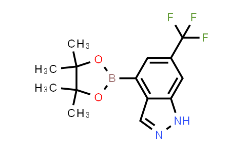 CAS No. 1454300-91-4, 4-(Tetramethyl-1,3,2-dioxaborolan-2-yl)-6-(trifluoromethyl)-1H-indazole