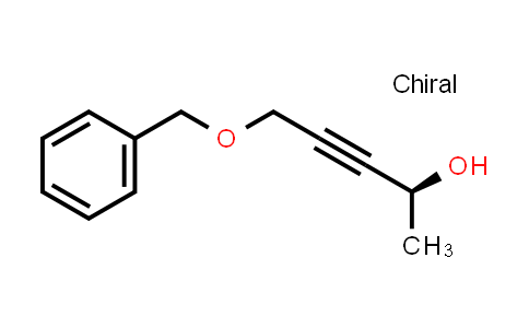 CAS No. 1454587-69-9, (S)-5-(benzyloxy)pent-3-yn-2-ol