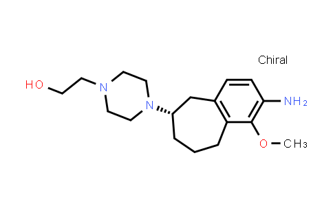 CAS No. 1454651-63-8, (S)-2-(4-(2-Amino-1-methoxy-6,7,8,9-tetrahydro-5H-benzo[7]annulen-6-yl)piperazin-1-yl)ethan-1-ol