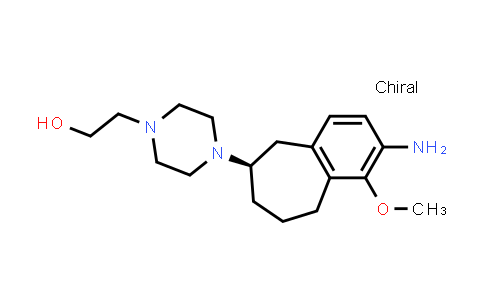 CAS No. 1454651-65-0, 4-[(6R)-2-Amino-6,7,8,9-tetrahydro-1-methoxy-5H-benzocyclohepten-6-yl]-1-piperazineethanol