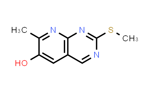 CAS No. 1454682-75-7, 7-Methyl-2-(methylthio)pyrido[2,3-d]pyrimidin-6-ol