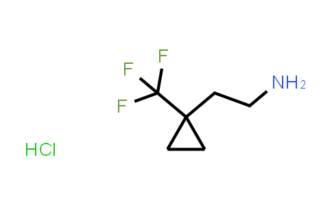CAS No. 1454690-80-2, 2-[1-(Trifluoromethyl)cyclopropyl]ethan-1-amine hydrochloride