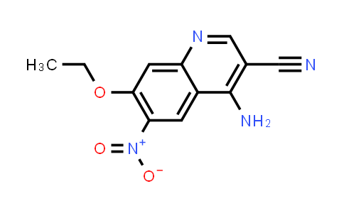 CAS No. 1454846-15-1, 4-Amino-7-ethoxy-6-nitroquinoline-3-carbonitrile