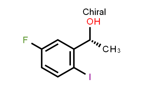 CAS No. 1454852-98-2, (R)-1-(5-Fluoro-2-iodophenyl)ethan-1-ol