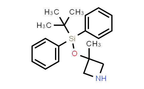 CAS No. 1455010-26-0, 3-[(tert-Butyldiphenylsilyl)oxy]-3-methylazetidine