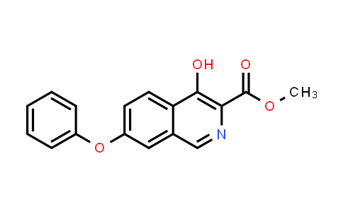 CAS No. 1455091-10-7, Methyl 4-hydroxy-7-phenoxyisoquinoline-3-carboxylate