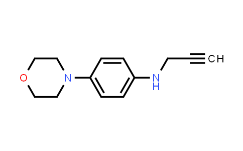 CAS No. 1455309-53-1, 4-Morpholino-N-(prop-2-yn-1-yl)aniline