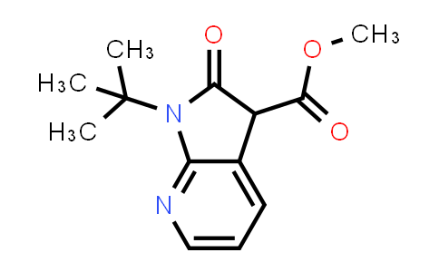 CAS No. 1455358-36-7, Methyl 1-tert-Butyl-2-oxo-1H,2H,3H-pyrrolo[2,3-b]pyridine-3-carboxylate