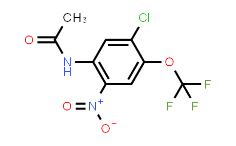 CAS No. 1455432-43-5, N-[5-chloro-2-nitro-4-(trifluoromethoxy)phenyl]acetamide