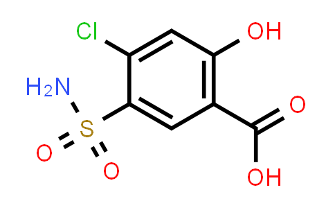 CAS No. 14556-98-0, 4-Chloro-2-hydroxy-5-sulfamoylbenzoic acid