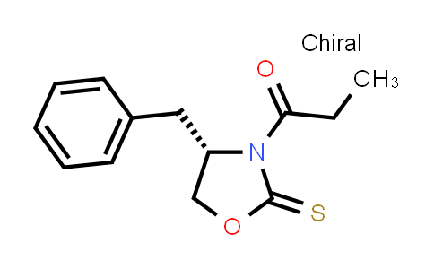 CAS No. 145588-95-0, 1-[(4S)-4-(Phenylmethyl)-2-thioxo-3-oxazolidinyl]-1-propanone