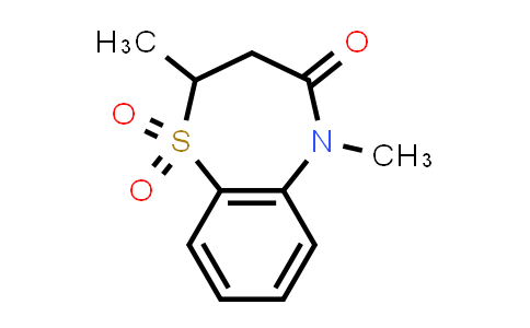CAS No. 145603-19-6, 2,5-Dimethyl-2,3-dihydrobenzo[b][1,4]thiazepin-4(5H)-one 1,1-dioxide