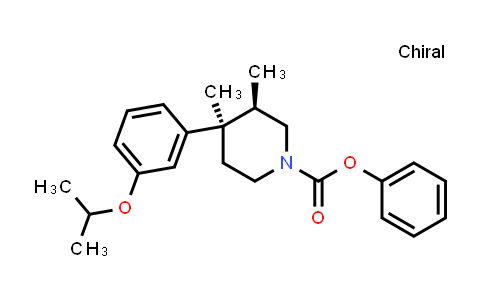 CAS No. 145678-86-0, Phenyl (3R,4R)-4-(3-isopropoxyphenyl)-3,4-dimethylpiperidine-1-carboxylate