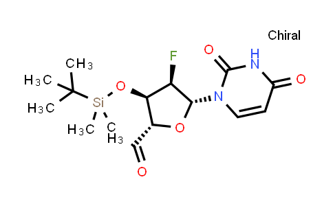 CAS No. 1456893-53-0, Uridine, 2',5'-dideoxy-3'-O-[(1,1-dimethylethyl)dimethylsilyl]-2'-fluoro-5'-oxo-