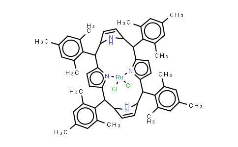 CAS No. 145698-90-4, Dichloro[5,10,15,20-tetrakis(2,4,6-trimethylphenyl)-21H,23H-porphinato]ruthenium(IV)