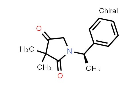 CAS No. 145704-80-9, 3,3-Dimethyl-1-[(1R)-1-phenylethyl]pyrrolidine-2,4-dione